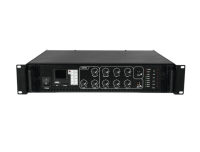 Omnitronic MPZ-500.6P, 100V 6-zónový mixážní zesilovač, 500W, MP3