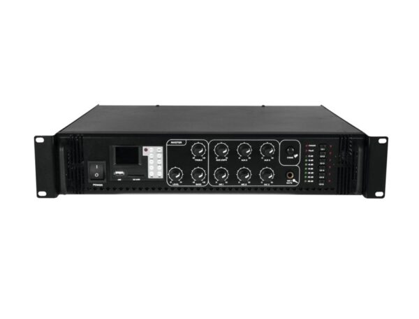 Omnitronic MPZ-500.6P, 100V 6-zónový mixážní zesilovač, 500W, MP3