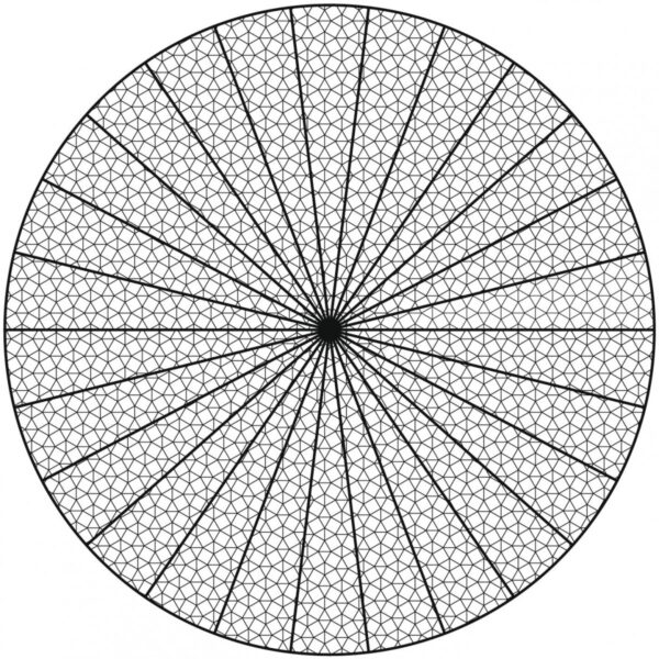Dekorativní síť, kruh, průměr 12 m - Image 2