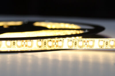 LED páska SMD3528, teplá bílá, 12V, 1m, IP54, 120 LED/m