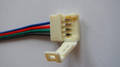 Napájecí konektor pro LED světelný pásek, RGB SMD5050, 10 mm