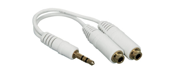 AV:link redukce 1x Jack 3.5mm stereo samec - 2x Jack 3.5 mm stereo samice