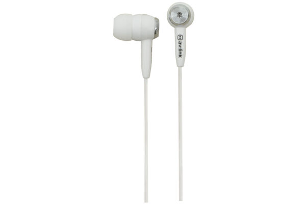 AV:link EC9W stereo sluchátka do uší, bílá - Image 2