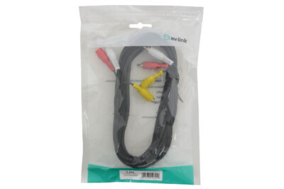 AV:link kabel 3x RCA samec - 3x RCA samec, 5m