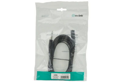 AV:link kabel Jack 6.3mm stereo samec - Jack 6.3mm stereo samice, 6m