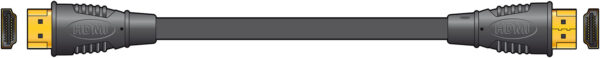 AV:link kabel HDMI HQ high speed 4K Ethernet, pozlacené konektory, 1.0m