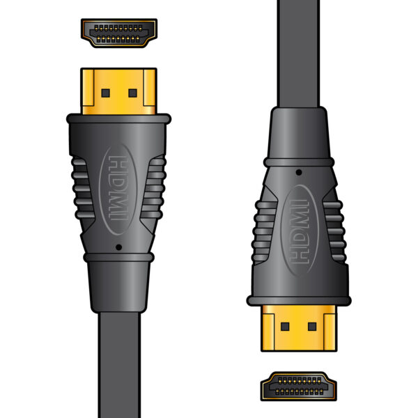 AV:link kabel HDMI HQ high speed 4K Ethernet, pozlacené konektory, 1.0m - Image 2