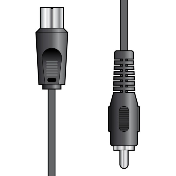 AV:link kabel koaxiáloní 1x samec - 1x RCA samec, černý, 2m - Image 2
