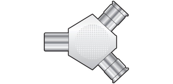 AV:link koaxiání Y rozbočovač 1x samec - 2x samice, balení - Image 2