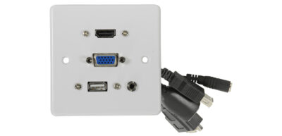 AV:link nástěnná zásuvka HDMI/VGA/USB/Jack 3.5mm