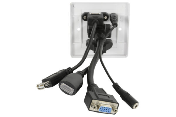 AV:link nástěnná zásuvka HDMI/VGA/USB/Jack 3.5mm - Image 2