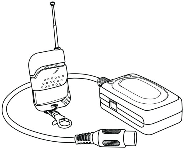 QTX WR-1, bezdrátové ovladání pro výrobníky mlhy QTX - Image 2