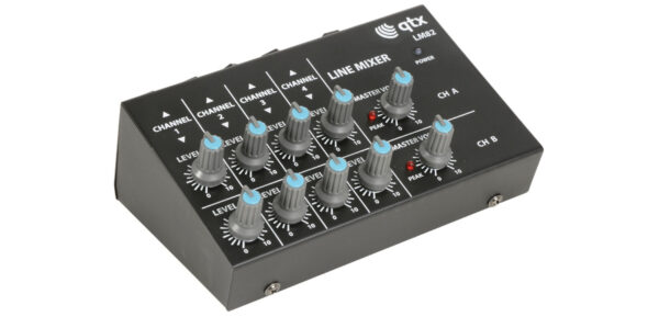 QTX LM82 Kompaktní mikrofonní směšovač, 8 stereo vstupů - Image 2
