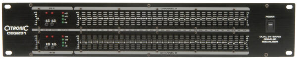 Citronic CEQ231 Duální grafický ekvalizér - Image 2