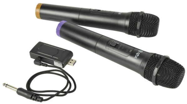 QTX U-MIC Sada bezdrátových mikrofonů, 863.2 + 864.8 MHz - Image 2
