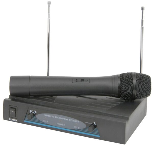 QTX VH1, 1-kanálový bezdrátový mikrofonní set 173,8 MHz - Image 2
