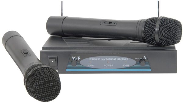 QTX VHF-2, bezdrátový dvoukanálový VHF mikrofon s frekvencemi 174,1 + 175 MHz - Obrázek 2