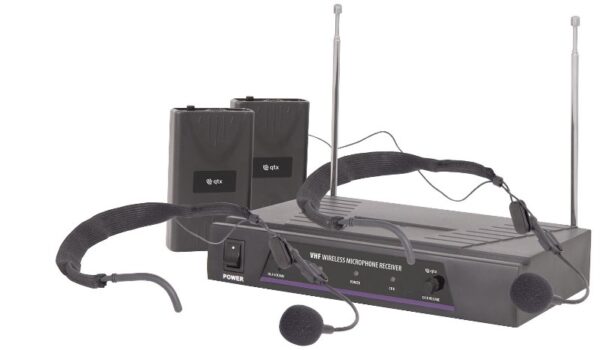 QTX VN2, 2-kanálový bezdrátový mikrofonní set 174,1 MHz / 175,0 MHz