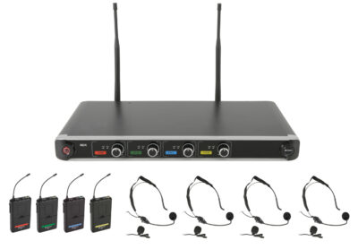 Chord NU4-N, 4-kanálový mikrofonní systém 864.8/864.3/864.42/863.1 MHz