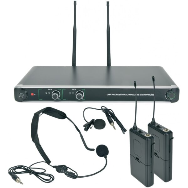 Chord NU20-N, 2-kanálový bezdrátový mikrofonní set 863.8 MHz / 864.8 MHz