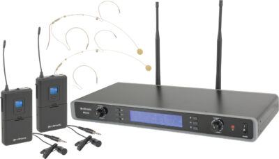 Citronic RU210H, 2-kanálový bezdrátový mikrofonní set 863-865 MHz