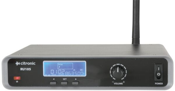 Citronic RU105-H, laditelný UHF ruční mikrofon, 81 frekvencí - Image 2
