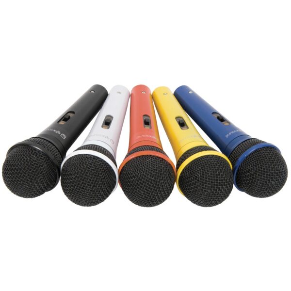QTX sada dynamických mikrofonů XLR, 5 barev - Image 2