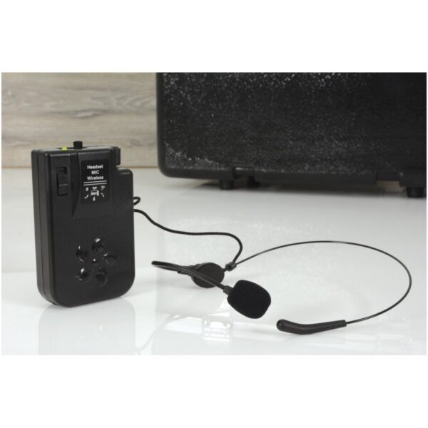 QTX BHS-174.1, náhlavní mikrofonní sada pro mobilní systémy QTX BUSKER/QUEST/PAL, VHF 174.1 MHz - Image 2