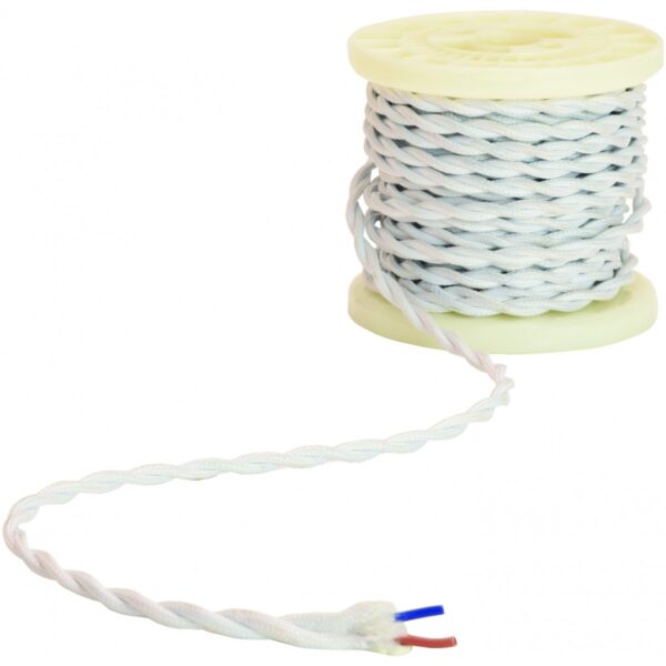 Lyyt B2WWh-5, retro napájecí kabel, 5m, bílý - Image 2