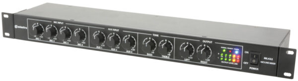 Adastra ML432, mikrofonní/linkový 19" mixážní pult, 1HE - Obrázek 2