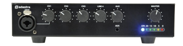 Adastra UA90, 100V mixážní zesilovač, 90W