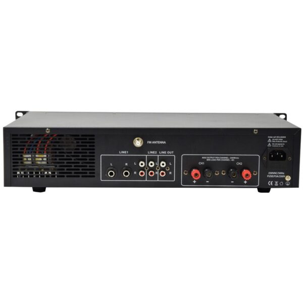 Adastra A2, stereo PA zesilovač, MP3/SD/USB/BT/FM, 2x 200W - Image 2
