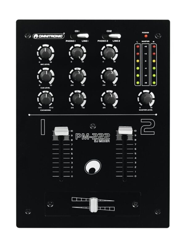 Omnitronic PM-222, 2-kanálový mixážní pult - Image 5