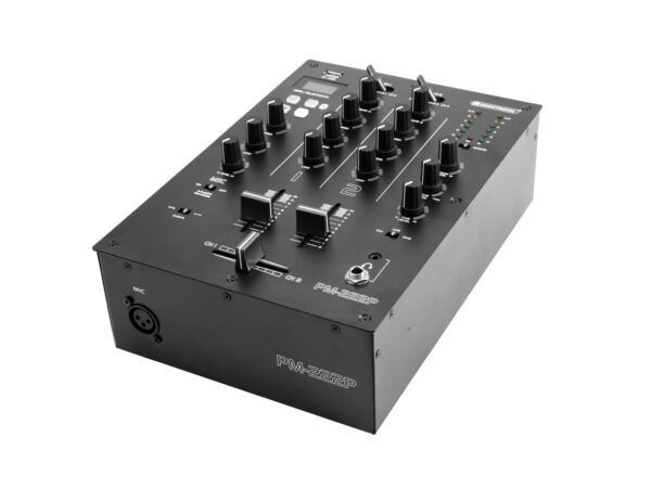 Omnitronic PM-222P, 2-kanálový mixážní pult s MP3/BT přehrávačem - Image 2