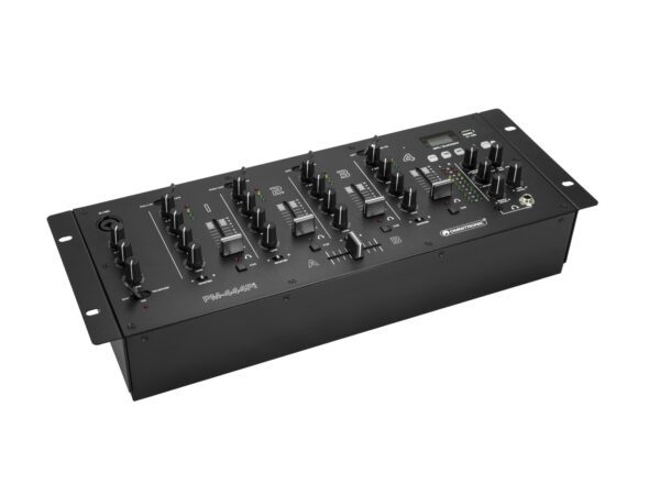 Omnitronic PM-444Pi, 4-kanálový mixážní pult s MP3/BT přehrávačem a USB rozhraním