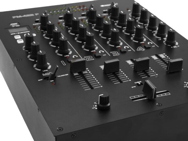 Omnitronic PM-422P, 4-kanálový mixážní pult s MP3/BT přehrávačem - Image 5