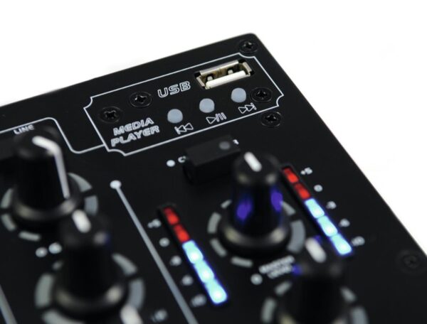 Omnitronic PM-311P, 3-kanálový mixážní pult s MP3 přehrávačem - Image 4