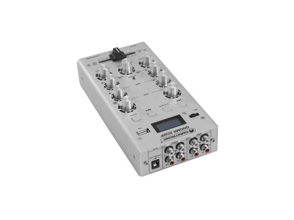 OMNITRONIC GNOME-202P, 2-kanálový, USB, MP3, Bluetooth, stříbrný - Image 5