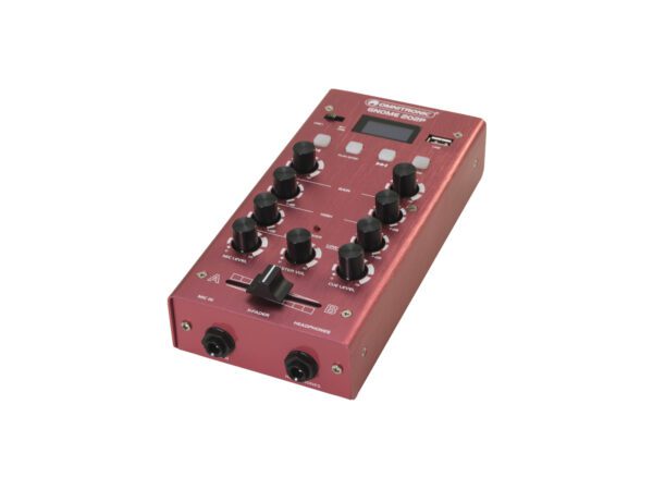 OMNITRONIC GNOME-202P, 2-kanálový, USB, MP3, Bluetooth, červený - Image 3