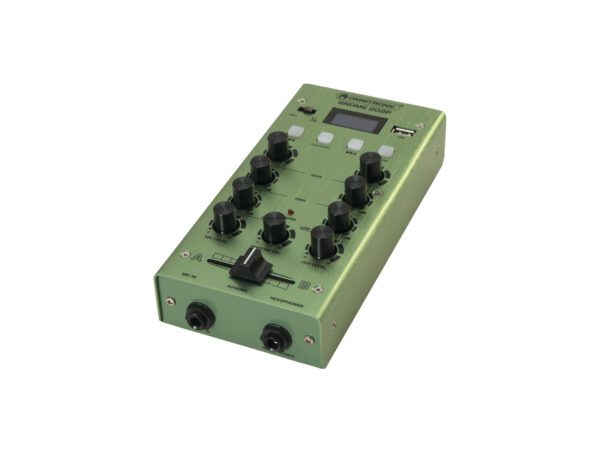OMNITRONIC GNOME-202P, 2-kanálový, USB, MP3, Bluetooth, zelený - Image 3