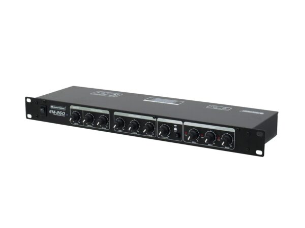 Omnitronic EM-260B, 3/3-kanálový mixážní pult - Image 6