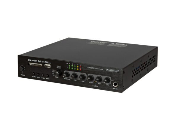 Omnitronic EP-220PS, předzesilovač s BT/MP3/FM - Image 2