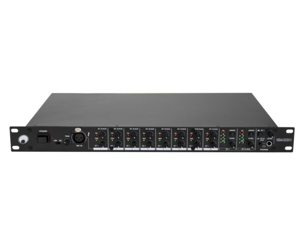 Omnitronic EM-280, 8-kanálový, 2-zónový mixážní pult - Image 2