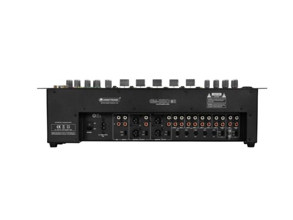 Omnitronic EM-550B MK2, 5-kanálový, 2-zónový mixážní pult - Image 6