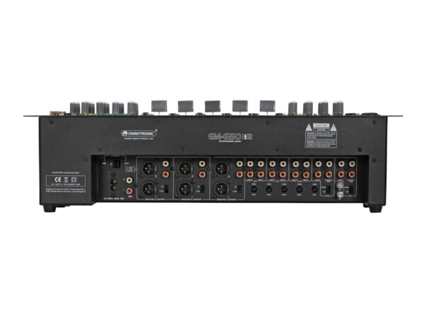 Omnitronic EM-650B MK2, 5-kanálový, 3-zónový mixážní pult - Image 6