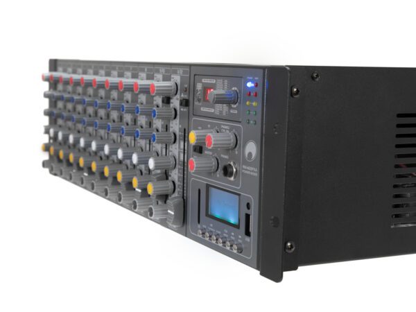 OMNITRONIC RM-1422FXA USB Rack Power Mixer - Image 4