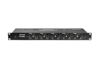 OMNITRONIC ZD-250B, zónový distributor, černý