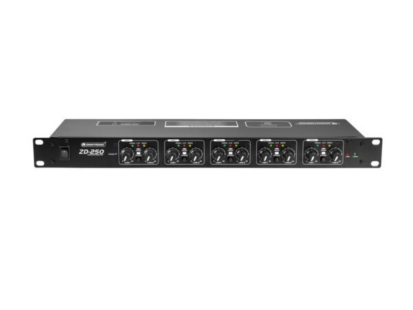 OMNITRONIC ZD-250B, zónový distributor, černý