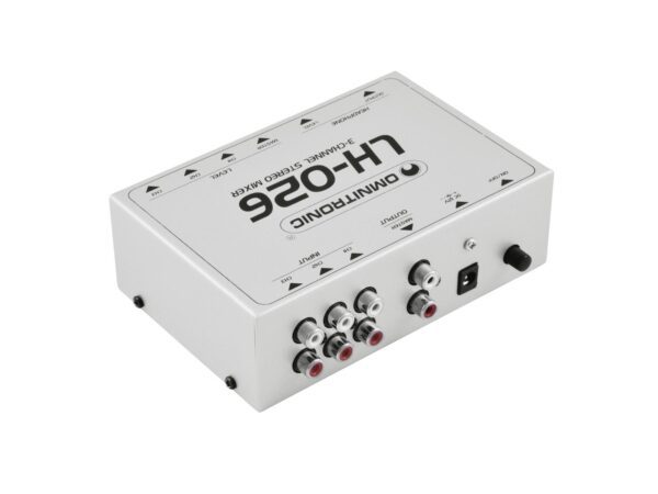 Omnitronic LH-026, mini mixážní pult 3-kanálový stereo - Image 5
