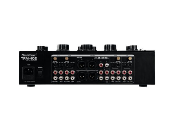 Omnitronic TRM-402, 4-kanálový mixážní pult - Image 3
